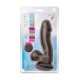 Μαλακό Ρεαλιστικό Πέος - Au Naturel Troy Dildo Chocolate 18cm Sex Toys 