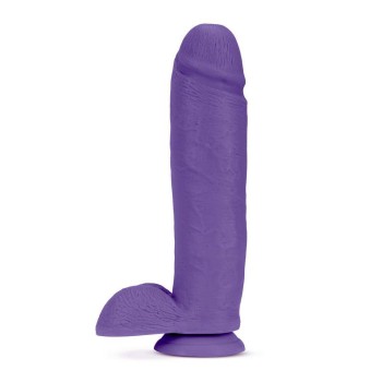 Au Naturel Bold Huge Dildo Purple 25cm