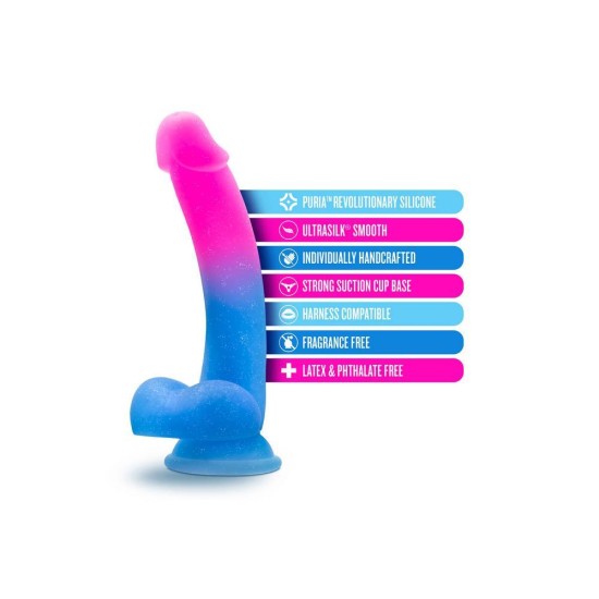 Κυρτό Πέος Σιλικόνης - Avant Chasing Sunsets Silicone Dong Mermaid 20cm Sex Toys 