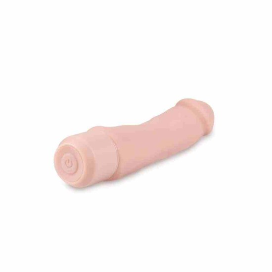 Ρεαλιστικός Δονητής Σιλικόνης - Dr. Steve Vibrating Dildo Beige 19cm Sex Toys 