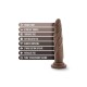 Ρεαλιστικό Πέος Σιλικόνης – Dr. Carter Silicone Dong Chocolate 19cm Sex Toys 