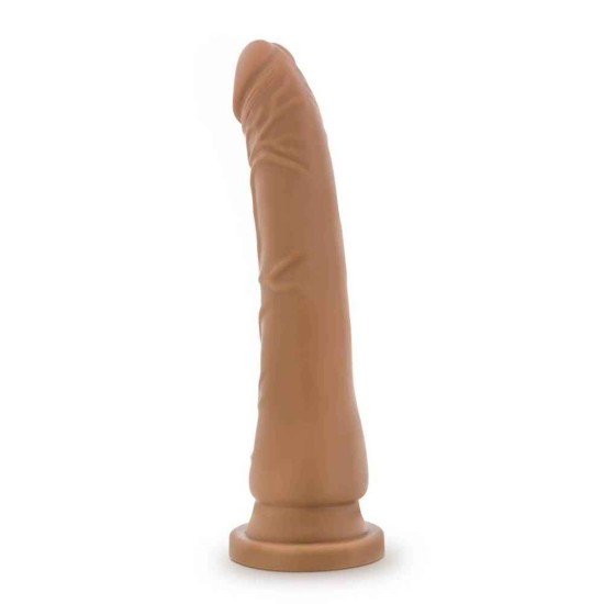 Κυρτό Πέος Σιλικόνης – Dr. Noah Curved Dong Mocha 22cm Sex Toys 