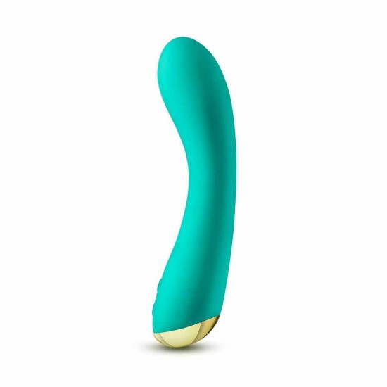 Aria Luscious AF Silicone Vibrator Teal Sex Toys