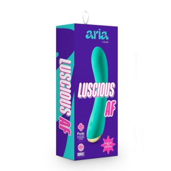 Επαναφορτιζόμενος Δονητής Σιλικόνης - Aria Luscious AF Silicone Vibrator Teal