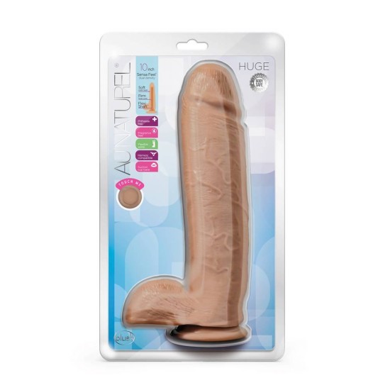 Μεγάλο Μαλακό Πέος - Au Naturel Huge Dildo Mocha 25cm Sex Toys 
