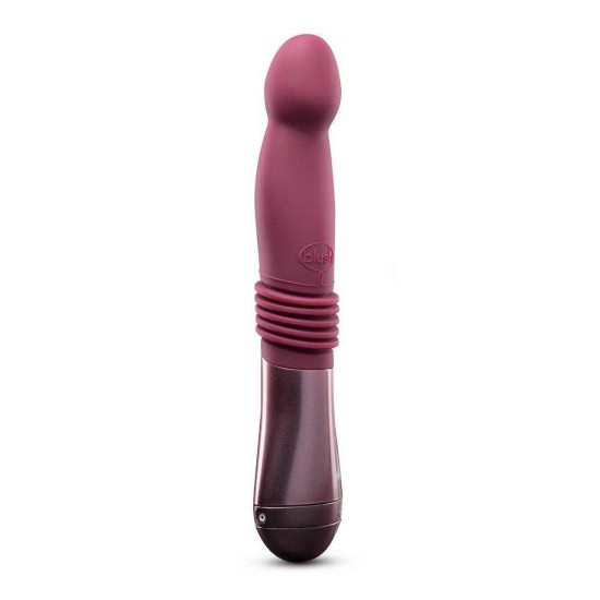 Trixie Thrusting Rechargeable Dildo Wine Sex Toys