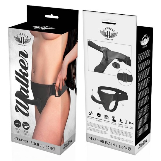 Ζώνη Με Ομοίωμα Σιλικόνης - Walker G Spot Silicone Strap On 16cm Sex Toys 