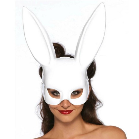 Masquerade Rabbit Mask White Fetish Toys 