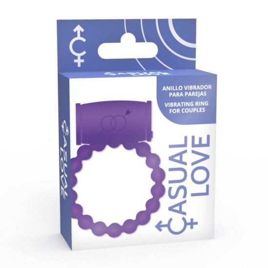 Δονούμενο Δαχτυλίδι Μίας Χρήσης - Casual Love Vibrating Ring No.25 Purple Sex Toys 