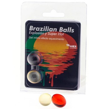 Μπάλες Με Λιπαντικό Θερμότητας - Brazilian Balls Super Hot Effect 2pcs