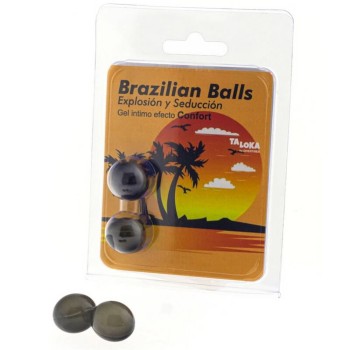 Μπάλες Με Λιπαντικό Χαλάρωσης - Brazilian Balls Comfort Effect Gel 2pcs