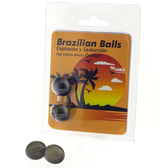 Μπάλες Με Λιπαντικό Χαλάρωσης - Brazilian Balls Comfort Effect Gel 2pcs Sex & Ομορφιά 