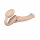 Διπλό Στραπόν Με Δόνηση - Strapless Vibrating Strap On Dildo Medium Beige Sex Toys 