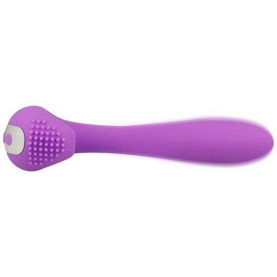 Διπλός Δονητής Με Αναρρόφηση - Ohmama Clit And G Spot Stimulating Vibe Purple Sex Toys 