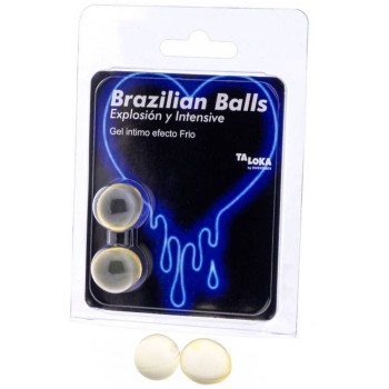 Μπάλες Με Κρύο Λιπαντικό Δόνησης - Brazilian Balls With Vibrating And Cold Gel 2pcs