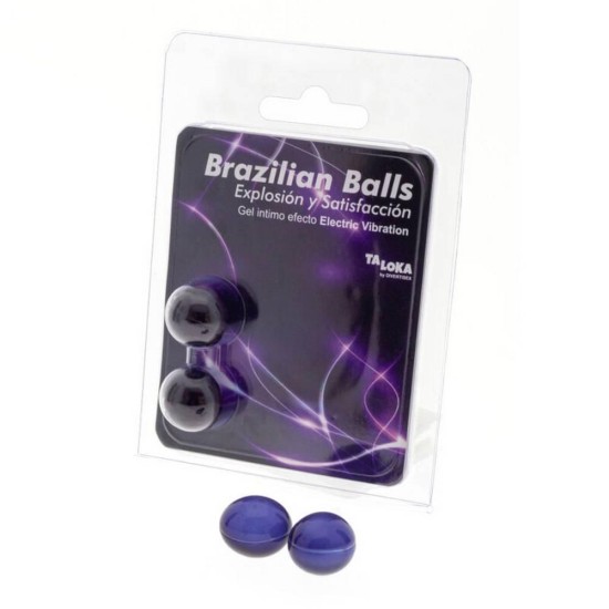 Μπάλες Με Λιπαντικό Δόνησης - Brazilian Balls With Electric Vibrating Gel 2pcs Sex & Ομορφιά 