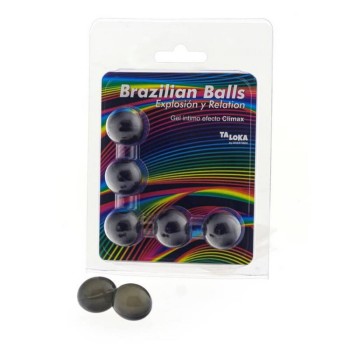 Μπάλες Με Διεγερτικό Λιπαντικό - Brazilian Balls With Orgasm Enhancing Gel 5pcs