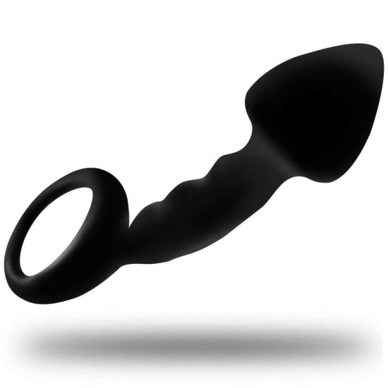 Πρωκτική Σφήνα Σιλικόνης - Ohmama Leveled Silicone Plug With Ring Sex Toys 