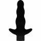 Πρωκτικός Δονητής Σιλικόνης - Ohmama Vibrating Butt Plug Black Sex Toys 