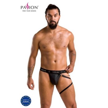 Passion 058 Thong Bill With Garter Black