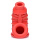 Red Chamber Silicone Cock Cage Red Fetish Toys 