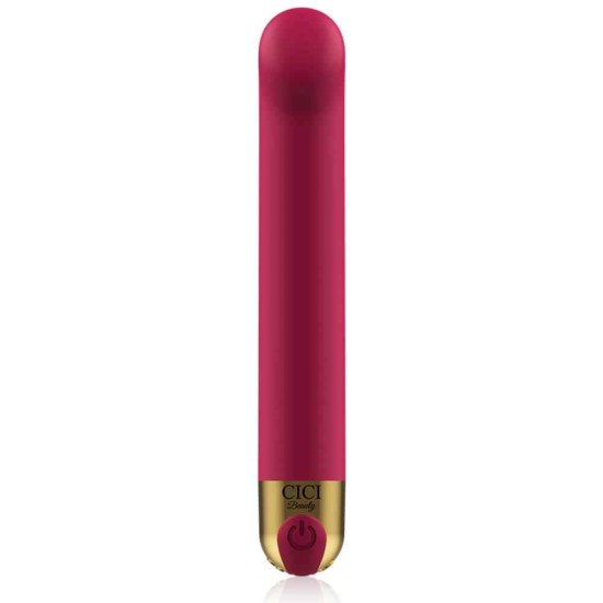 Μικρός Δονητής Κλειτορίδας - Cici Beauty Silicone Clit Stimulator Burgundy Sex Toys 