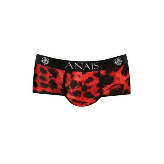 Anais Men Savage Brief Animal Print Red Erotic Lingerie 