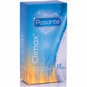 Προφυλακτικά Θερμοκρασίας - Pasante Climax Warm And Cool Condoms 12pcs
