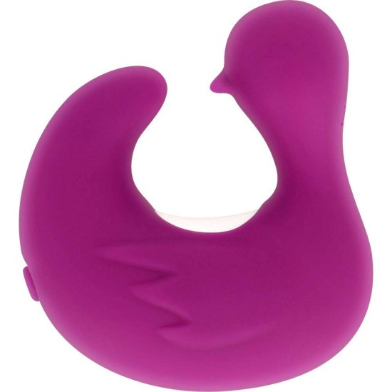 Επαναφορτιζόμενος Δονητής Δαχτύλου - Ducky Vibrating Thimble Purple Sex Toys 