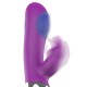 Rabbit Δονητής Με Παλμούς - Combi Double Tapping Rabbit Vibrator Purple Sex Toys 