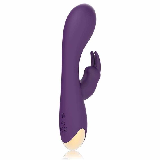Rabbit Δονητής Σιλικόνης - Laurence Silicone Rabbit Vibrator Purple Sex Toys 