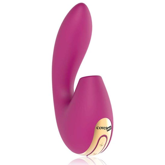 Διπλός Δονητής Με Αναρρόφηση - Denis G Spot Clitoral Vibrator With Air Pulse Sex Toys 