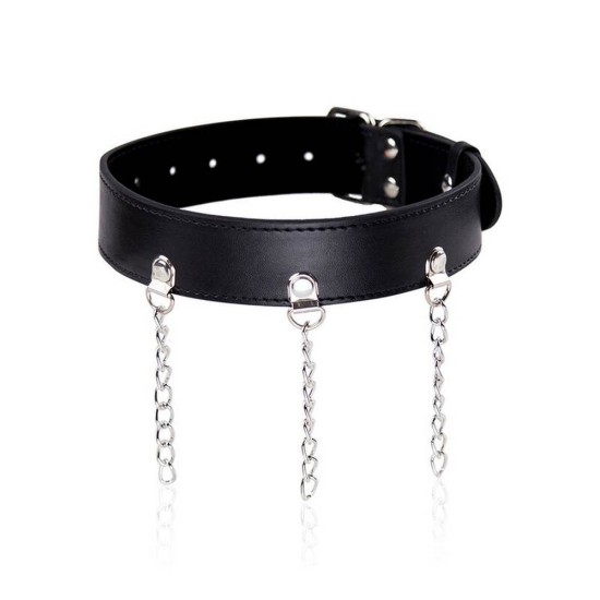 Ohmama Fetish Collar With Chains Fetish Toys 