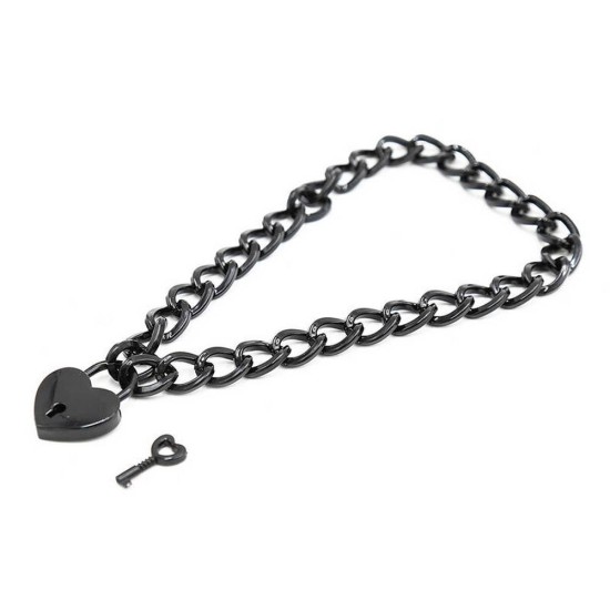 Ohmama Fetish Stainless Steel Collar With Locket Fetish Toys 