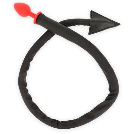 Devil's Tail Silicone Butt Plug Red/Black Sex Toys