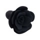 Σφήνα Σιλικόνης Τριαντάφυλλο - Ohmama Fetish Rose Silicone Anal Plug Black Sex Toys 