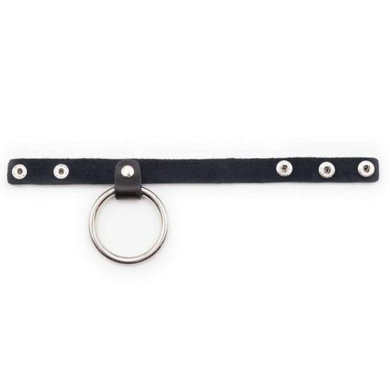 Ohmama Metal Cock Ring With Ball Divider Men Toys