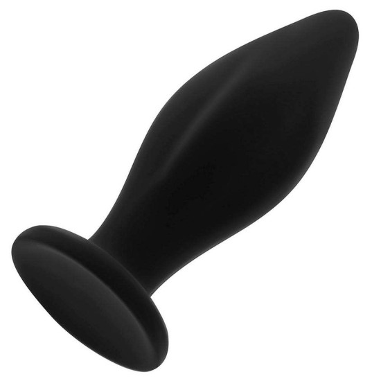 Ohmama Silicone Butt Plug Black 12cm Sex Toys