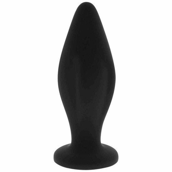 Ohmama Silicone Butt Plug Black 12cm Sex Toys
