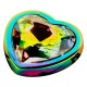 Σφήνα Με Κόσμημα Καρδιά - Ohmama Anal Plug Rainbow Heart Jewel Medium Sex Toys 