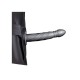 Κούφιο Ομοίωμα Με Ζώνη - Hollow Strap On Twisted Gunmetal 20cm Sex Toys 