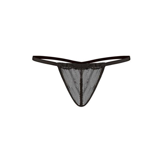 Διχτυωτό Στρινγκ Κορδόνι - Male Power Stretch Net Posing Strap Black Ερωτικά Εσώρουχα 