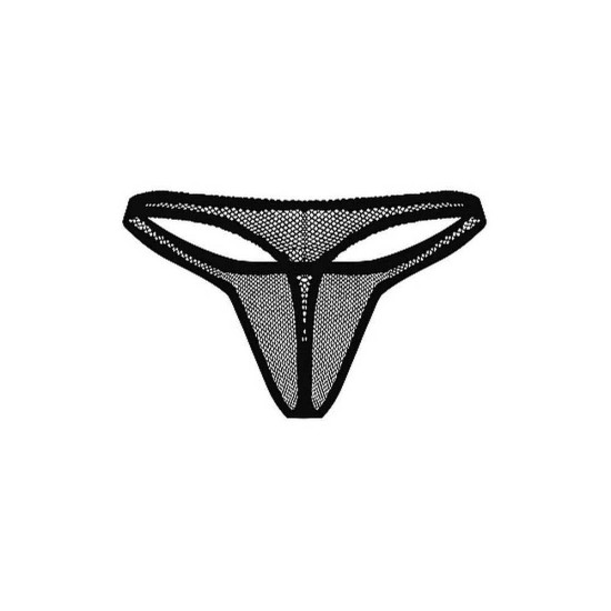 Σέξι Διχτυωτό Στρινγκ - Male Power Stretch Net Bong Thong Black Ερωτικά Εσώρουχα 