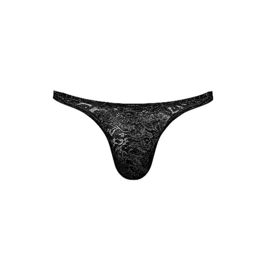Σέξι Στρινγκ Με Δαντέλα - Male Power Stretch Lace Bong Thong Black Ερωτικά Εσώρουχα 