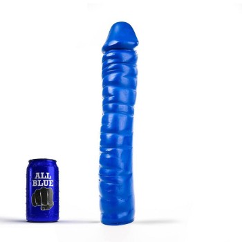 All Blue XL Dong With Ridges No.51