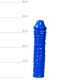 All Blue XL Dong With Ridges No.51 Sex Toys