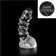 Dark Crystal XL Dong With Dots Clear 22cm Sex Toys
