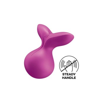 Μίνι Συσκευή Μασάζ - Satisfyer Viva La Vulva Lay On Vibrator Violet