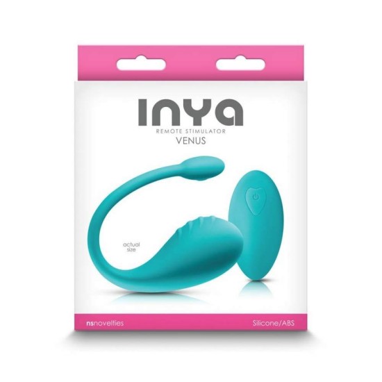 Ασύρματο Αυγό Σιλικόνης - Inya Venus Remote Stimulator Teal Sex Toys 