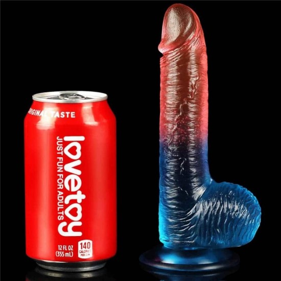 Ευλύγιστο Ρεαλιστικό Πέος - Dazzle Studs Realistic Dong With Balls 19cm Sex Toys 
